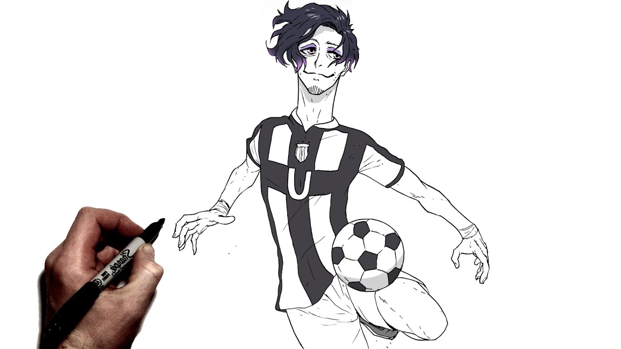 How To Draw Don Lorenzo Ace Eater | Step By Step | Blue Lock