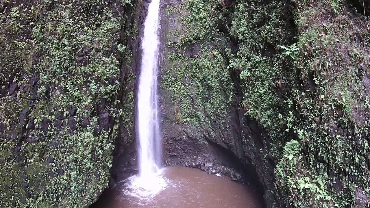 Sacred falls on the island of Oahu DJI Phantom Drone