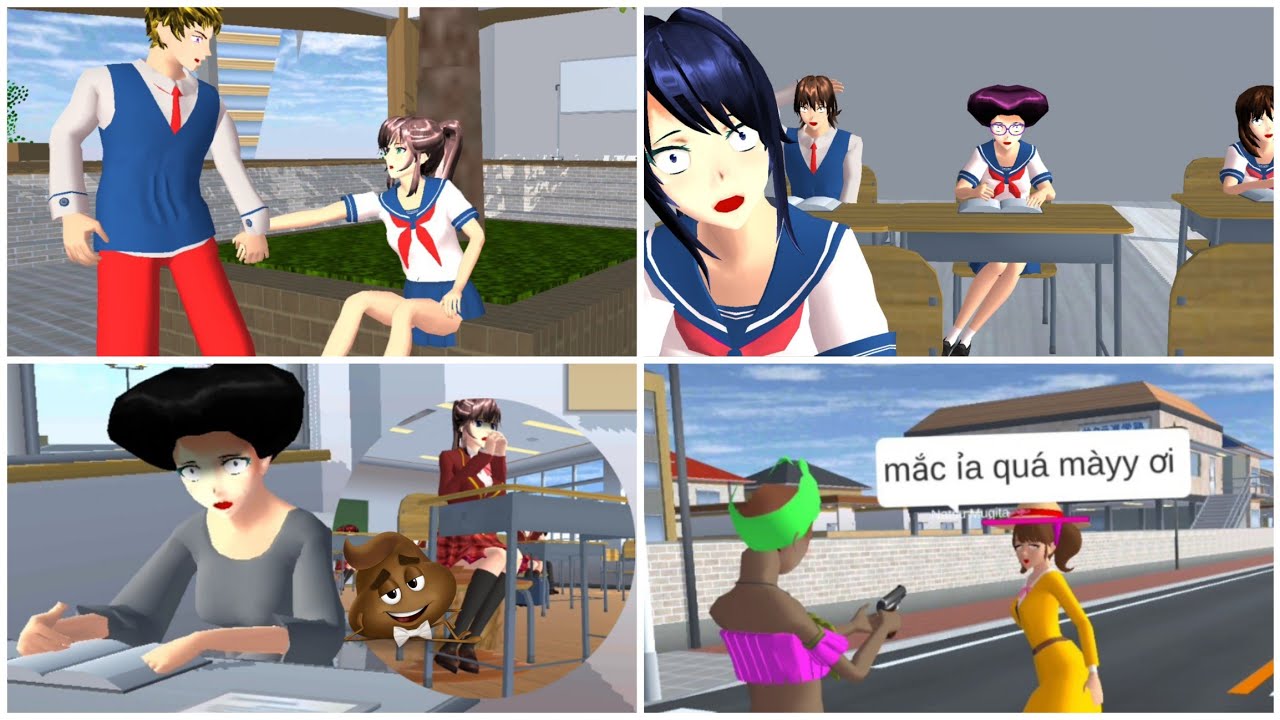 [33]Tổng hợp Hài Hước Cô Ơi Bạn ỈA Trong Lớp🌸SAKURA school simulator Tiểu Linh fl