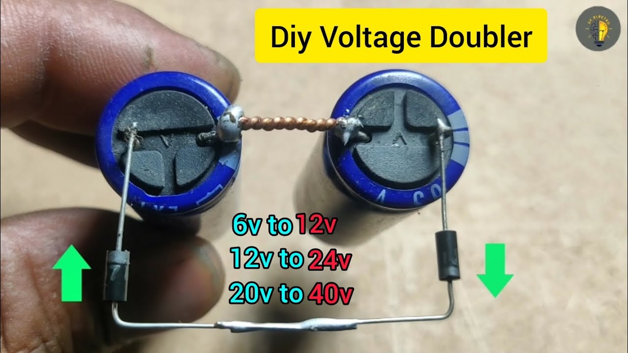 Now Double Your Voltage as your requirements| Diy Voltage Doubler Circuit.