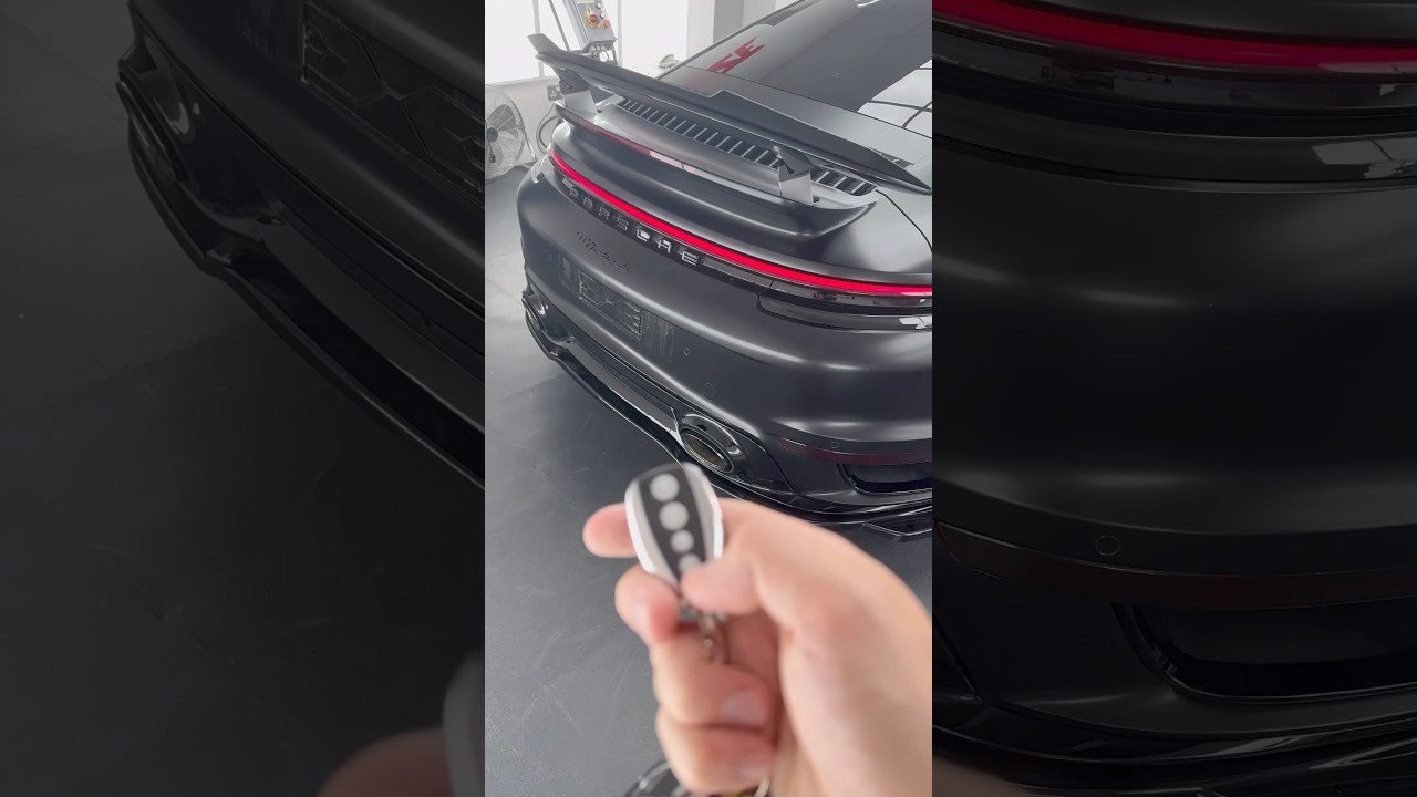 Valve control on our Capristo Turbo S! 🔥🏁#capristo #capristoexhaust #porsche #porscheturbos