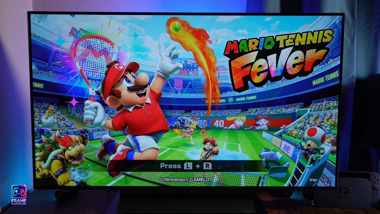 Mario Tennis Fever Looks AMAZING on LG OLED C5 | On-Line Game Pure Fun on Switch 2 🎾🔥