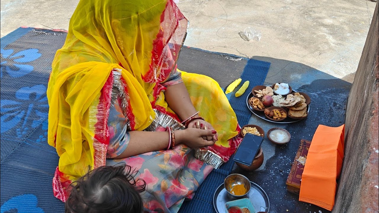 बासोड़ा स्पेशल 🍲 | तरह-तरह के व्यंजन, गुड़ा के साथ बासोड़ा पूजन |Varsha Rathore Vlog