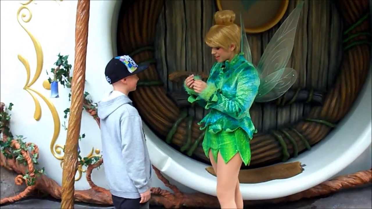 Disneyland proposal to Tinker Bell
