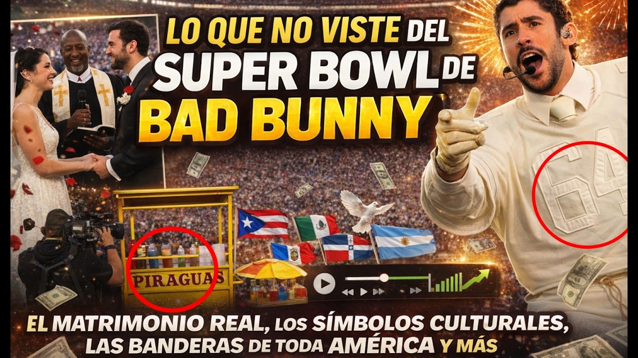 Los Mensajes Ocultos en el SuperBowl de BAD BUNNY con FaviCuriosita