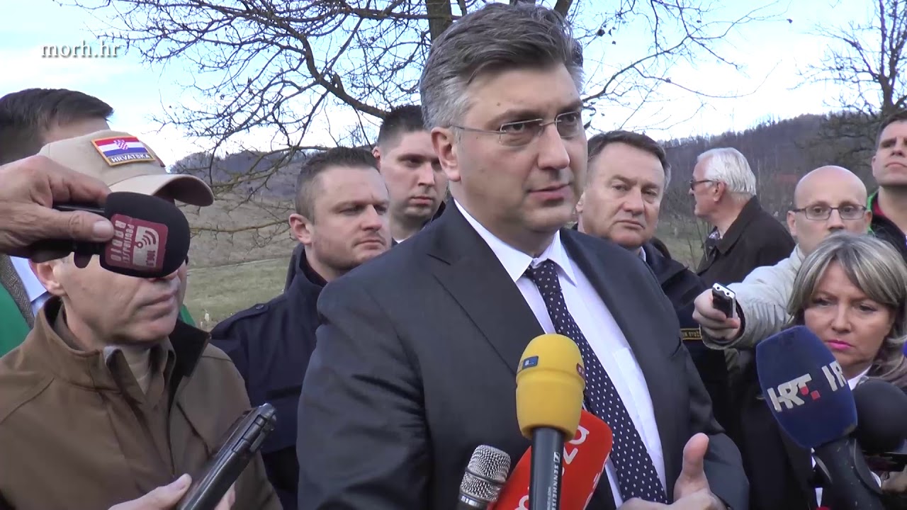Plenković, Krstičević i Čorić u Hrvatskoj Kostajnici