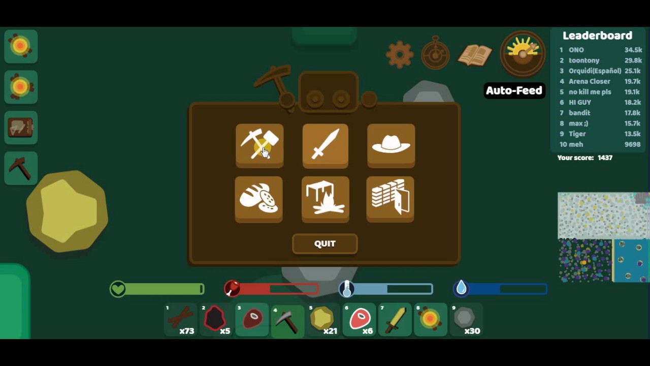 starve.io игра с другом