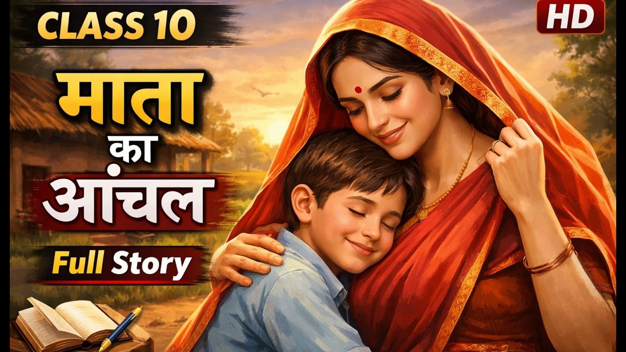 Class 10 Hindi Chapter 👩‍🦰 Mata Ka Aanchal  | 🔥 Full Summary + Explanation 🔥 | HD