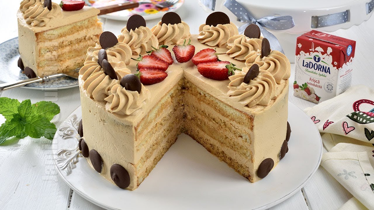 Tort cu caramel fin si delicios 🍰 Reteta perfecta pentru orice ocazie!