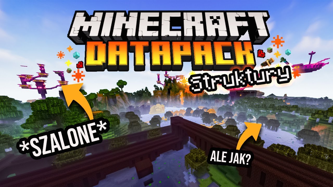 Minecraft, ALE wygenerowałem NAJDZIWNIEJSZĄ STRUKTURĘ w grze!🧱*szalone*🤓
