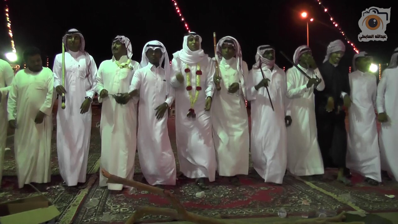 خطوة الشاعر مفرح بن صمان - زواج الشاب عبدالله الجليمي