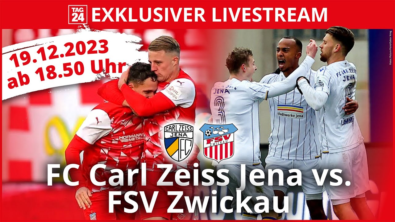 Nachholspiel FC Carl Zeiss Jena gegen FSV Zwickau | Dienstag (19.12.) ab 18:45 Uhr
