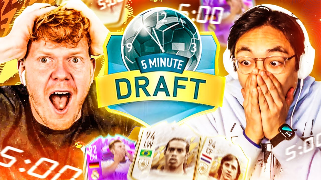 FIFA 22 -  😱 HAHAH WE MATCH EACHOTHER AGAIN!! 5 MINUTE FUT DRAFT VS @Itsitsjames - ULTIMATE TEAM