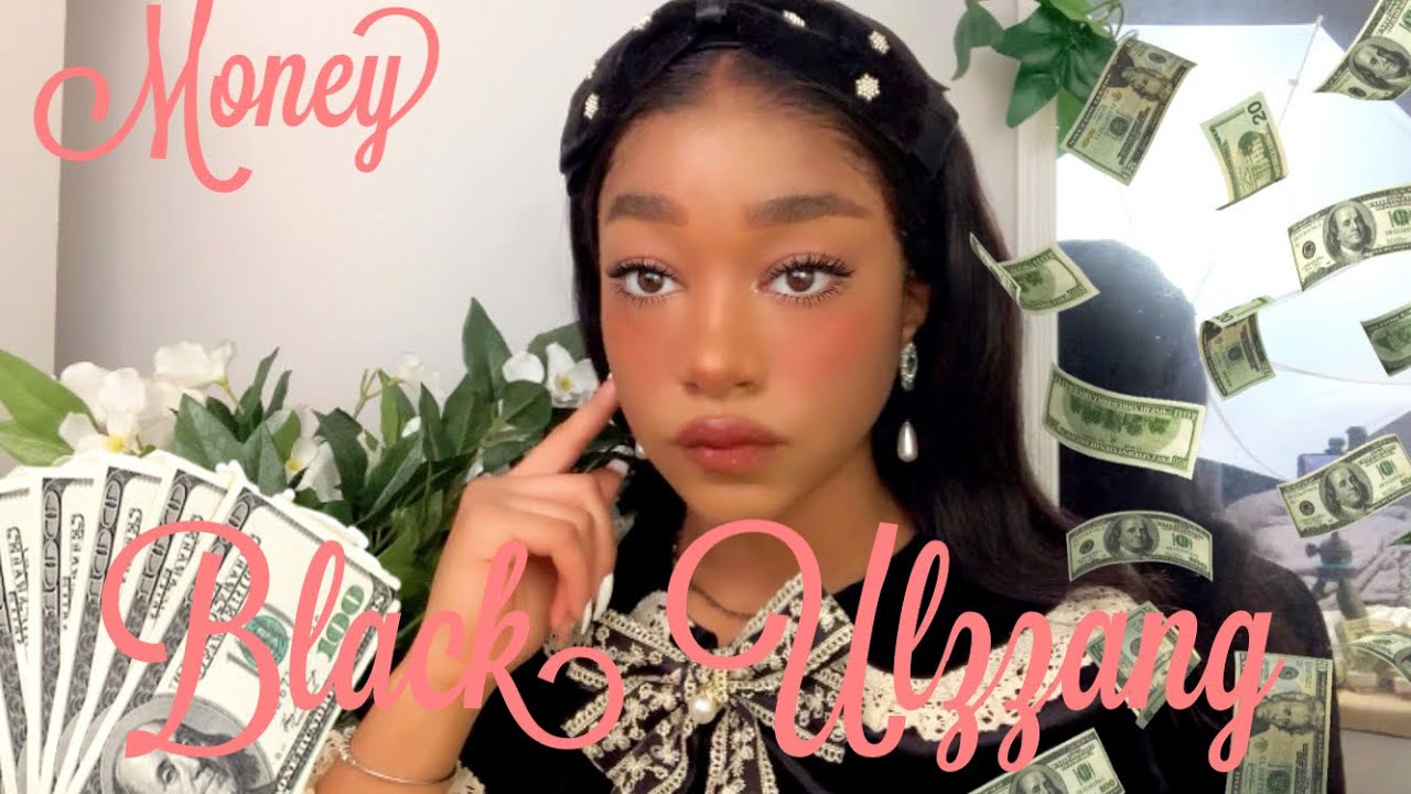 [korean sub] Black girl tries Korean makeup/ black ulzzang  / 흑인 여자 시도 한국 메이크업