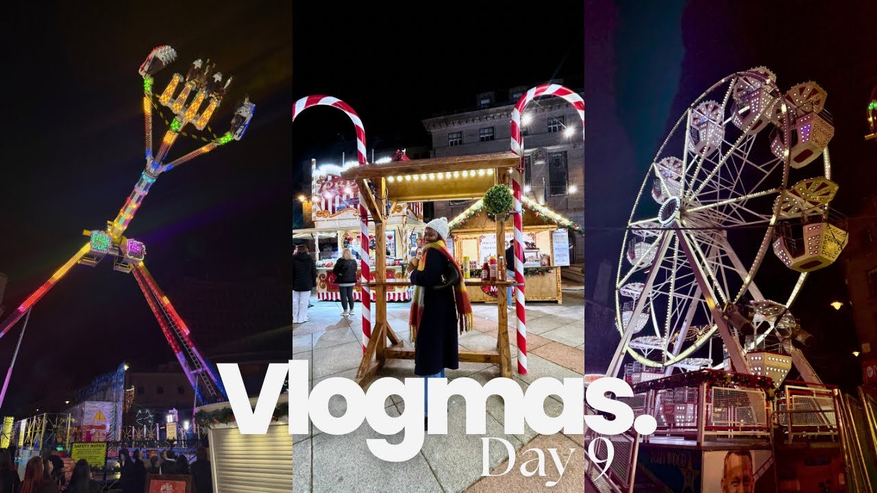 VLOGMAS DAY 9 🎄| Exploring Dundee Christmas Market | A Slow Cozy Festive Day
