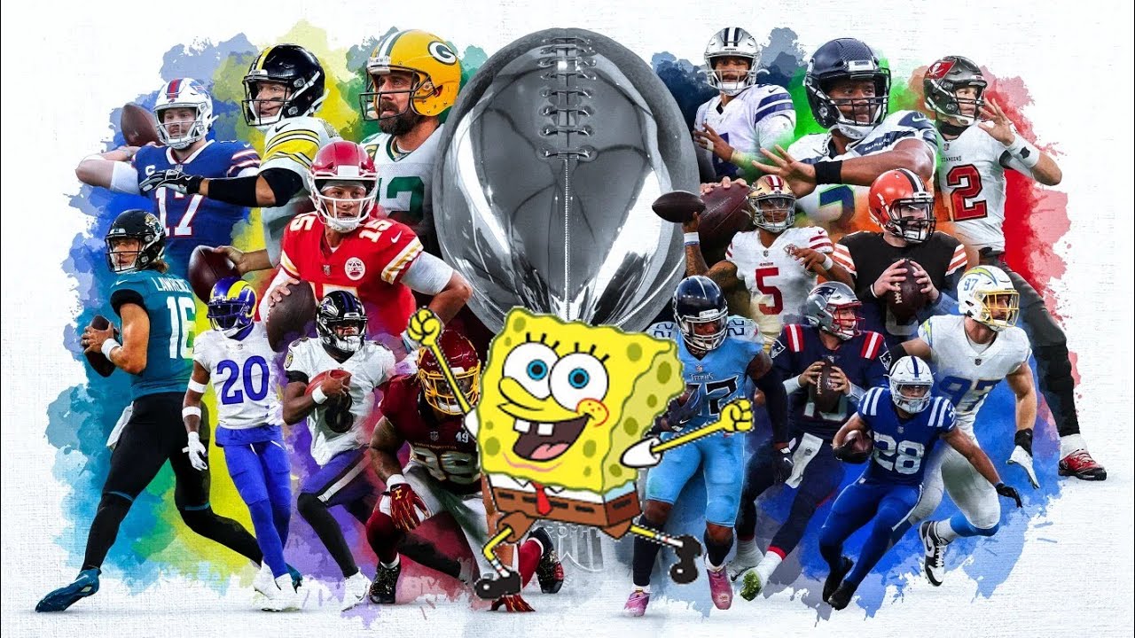2021 NFL Regular Season Portrayed by SpongeBob