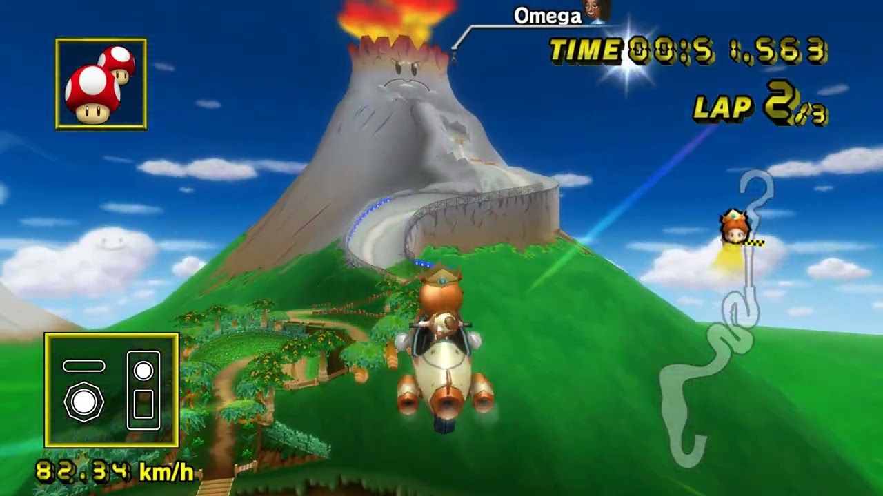 【MKW Bullet Bike BKT】GCN DK Mountain (Shortcut) - 2:05.275 - Jo&atilde;o S.