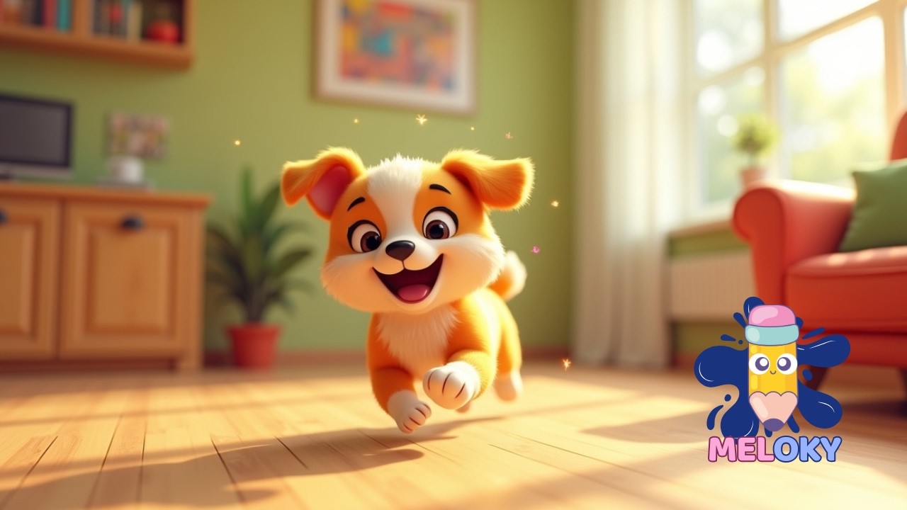 Música Infantil | Cachorrinho Brincalhão 🐾 Canções Infantis para Crianças os pequenos 🐶☀️