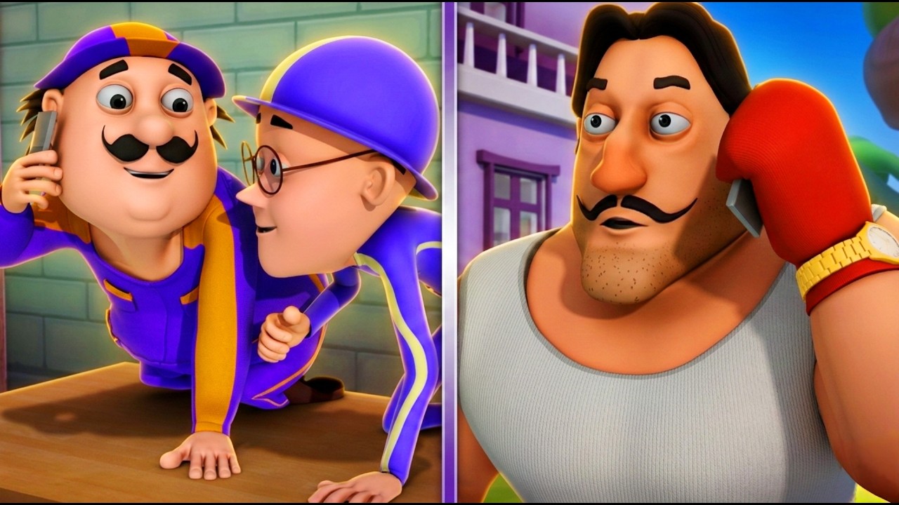 Motu Patlu Machinic ने की Boxer की Car का बुरा हाल | Motu-Patlu