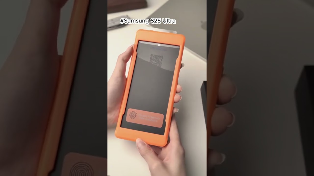 Samsung S25 Ultra Screen Protector Hack: UltraGlass Self-Installing Protector#unboxing #smartphone