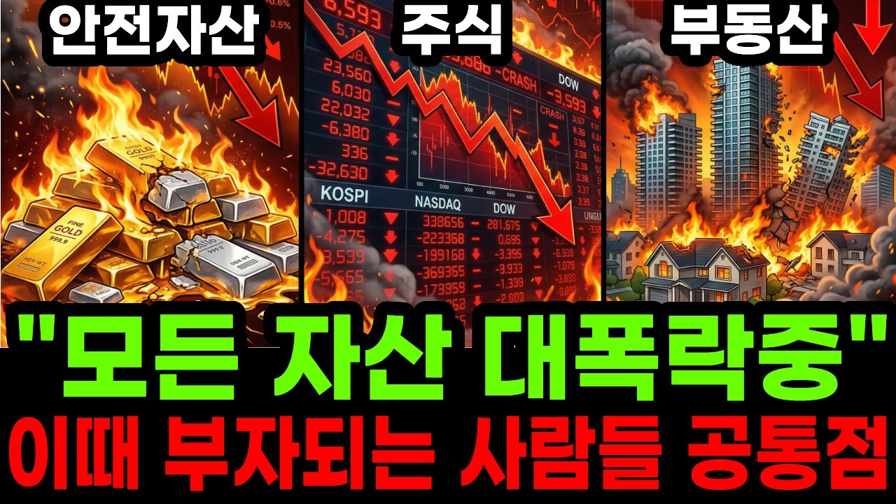 &rdquo;금,은,주식,부동산 죄다 폭락한다&rdquo; 폭락장에 부자되는 사람들의 소름돋는 공통점