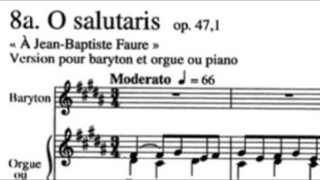 Fauré, O salutaris