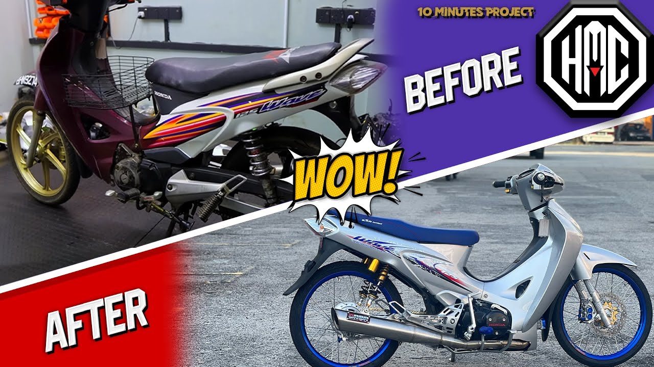 REBUILD PROJECT WAVE125R THAiLOOK 10 minutes ! 🤩