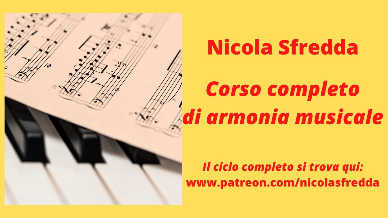 Nicola Sfredda, Corso completo di armonia musicale, Lezione 1, La scala diatonica maggiore e minore