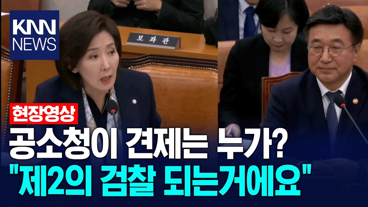 공소청이 견제는 누가? 