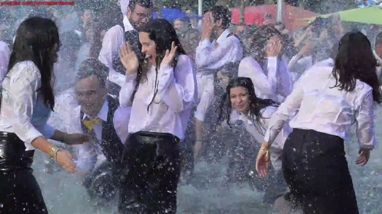 Graduation Dive. Academic Week. College UTAD. Vila Real. Portugal. 2019-04-27