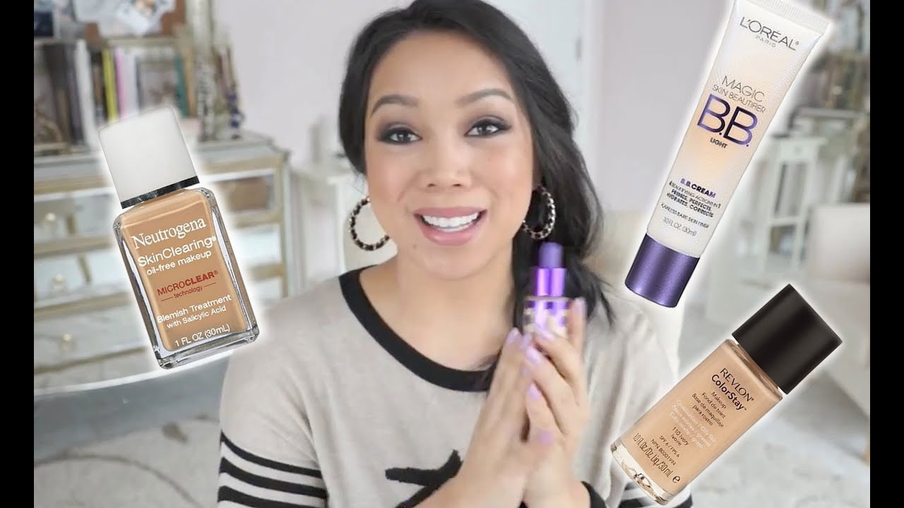 Top Favorite Drugstore Foundations of All Time! - itsjudytime