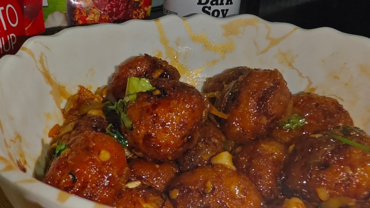 Veg manchuria recipe 🌺| Tasty manchuria🫶