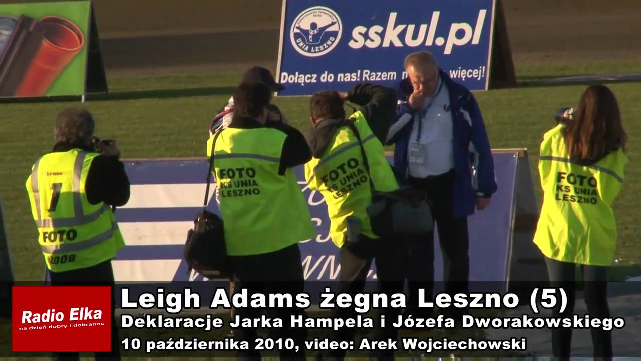 Leigh Adams żegna Leszno cz.5 - deklaracje J.Hampela i J.Dworakowskiego