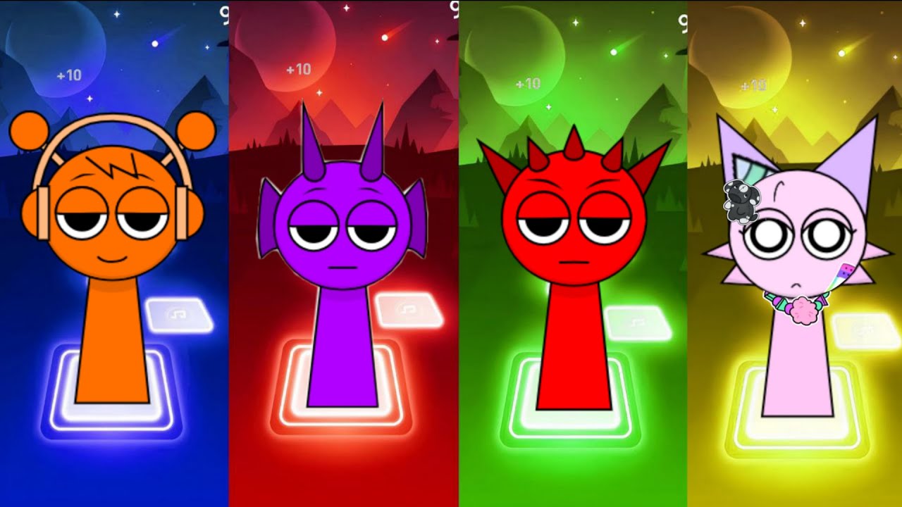 INCREDIBLE SPRUNKI 🎶 Tiles Hop EDM Rush