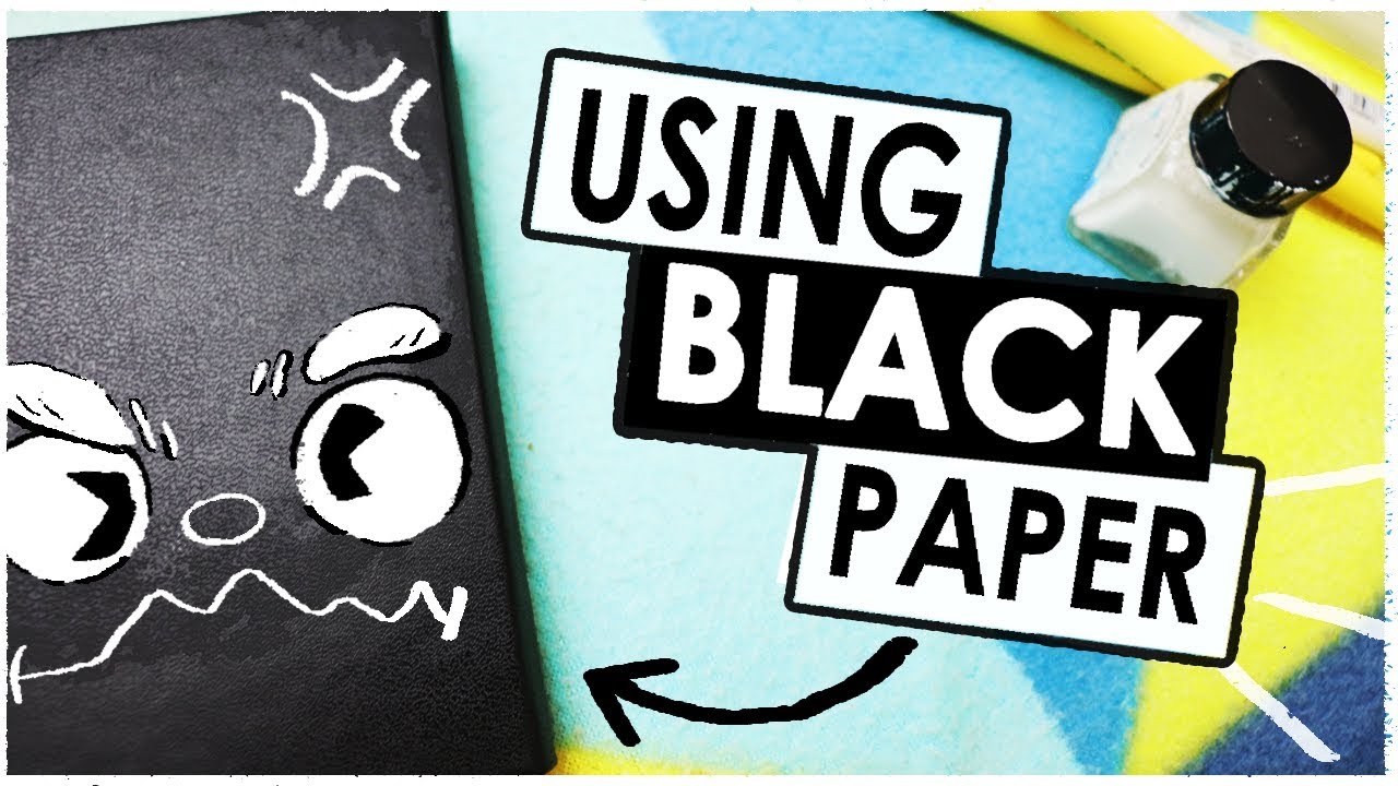 INVERTED ART CHALLENGE?! - Black Sketchbooks CONFUSE me, AGH