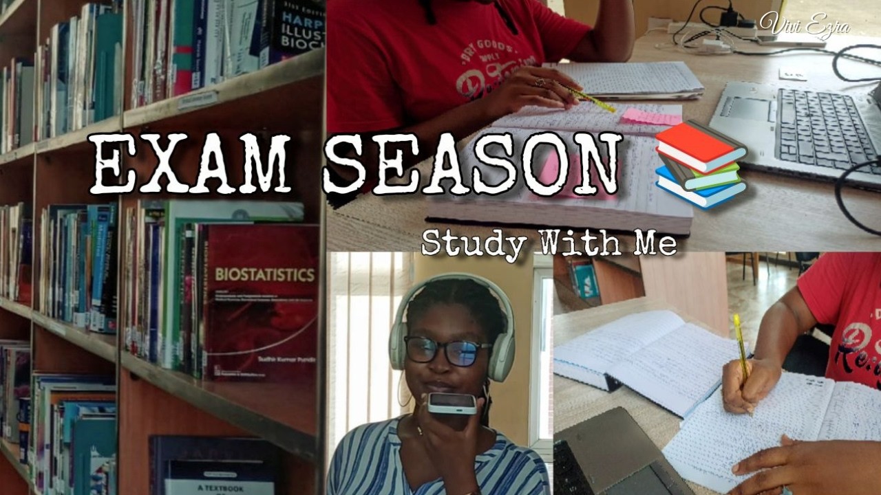 Exam Season Is Here 😩📚 | Productive Study With Me (Library + Late Nights)