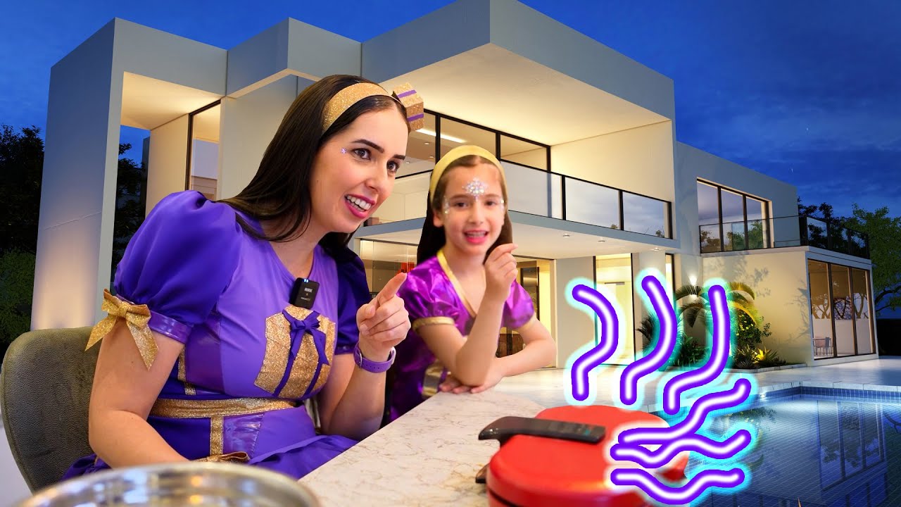 נופיקי מכינה וופל בלגי ביחד עם איימי המתוקה | כוכבת הילדים והנוער | תוכניות לילדים