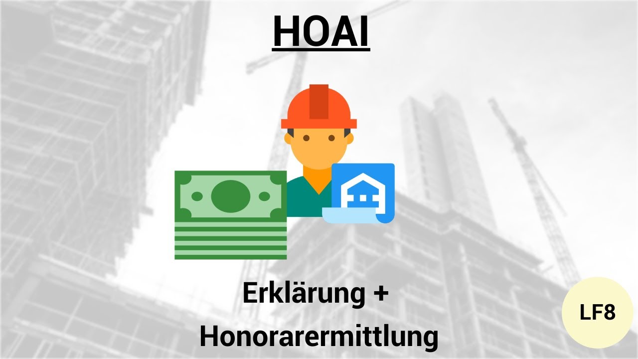 HOAI erklärt - Honorarermittlung