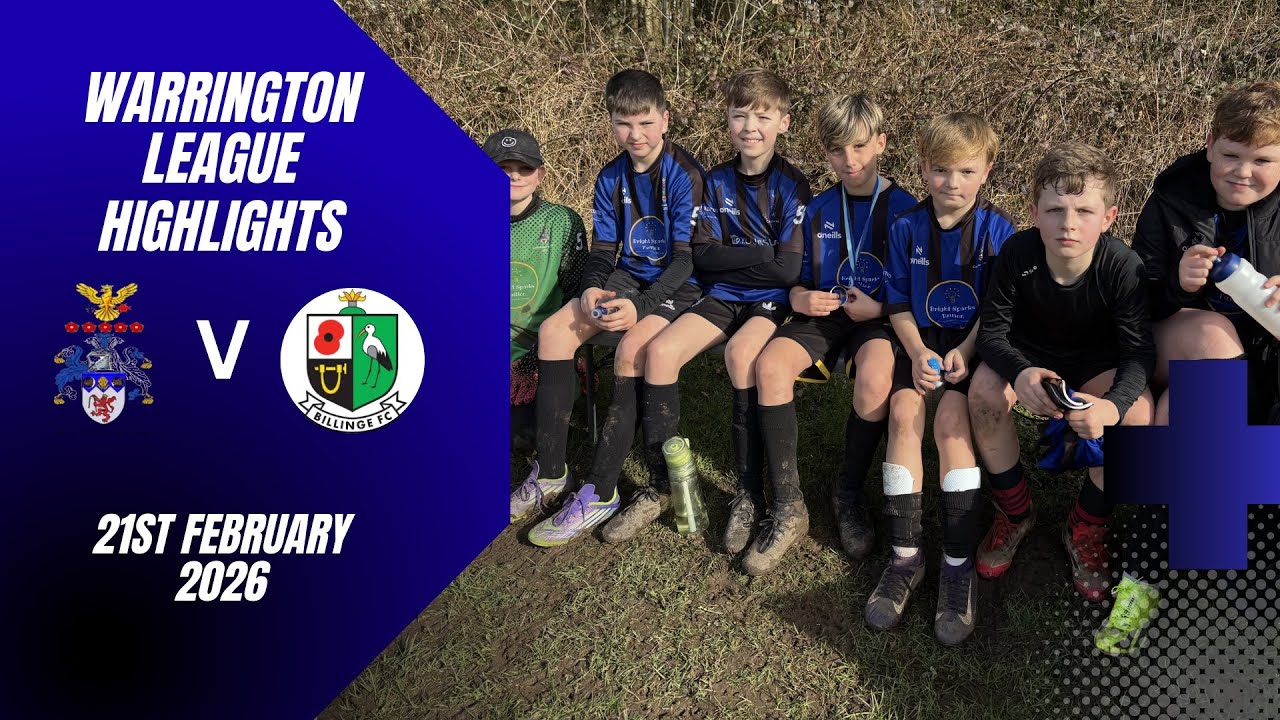 Game Highlights | Cadishead Blacks vs Billinge Warriors | WJFL | Saturday 21st February 2026