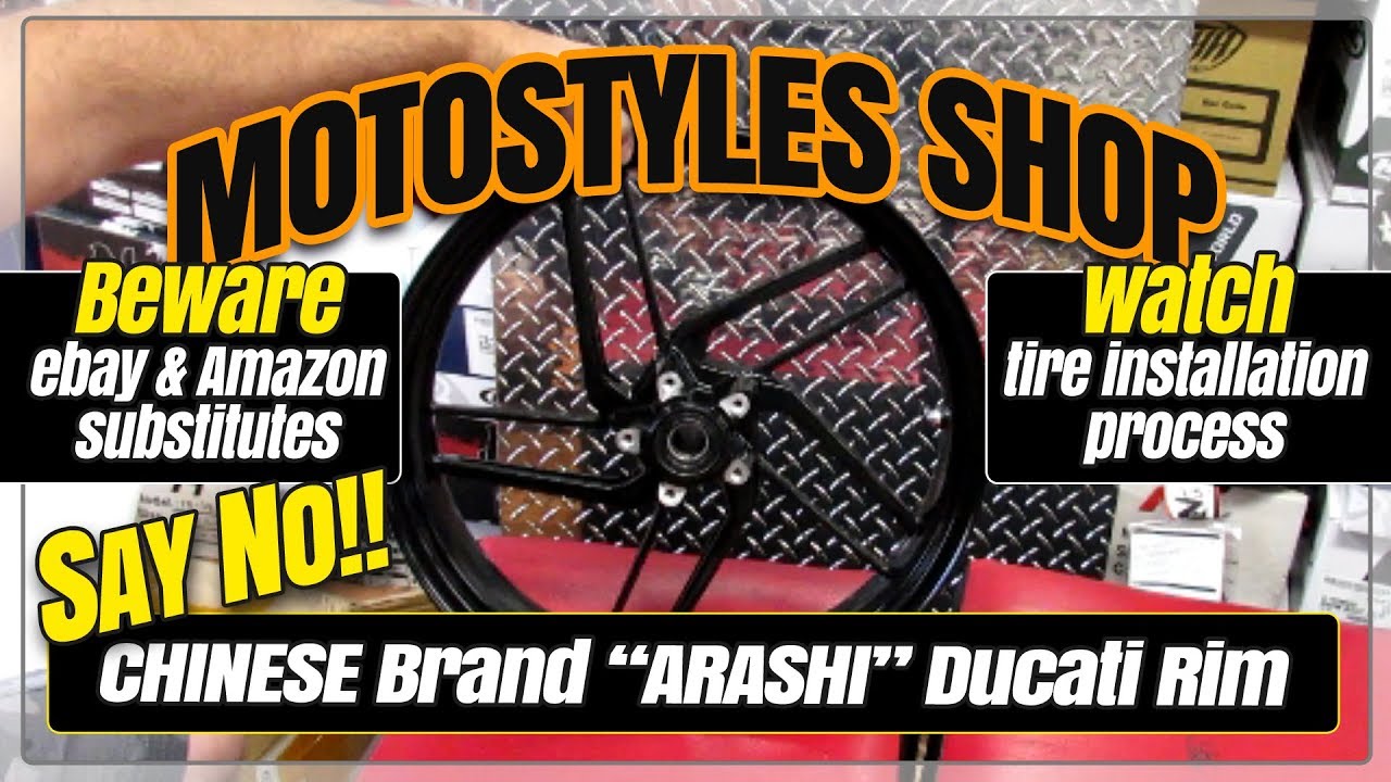 SAY NO to Chinese knock-off Ducati rims - NOT SO FAST - Don't risk it!
