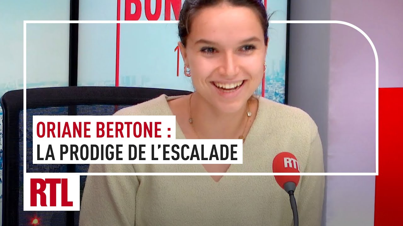 Oriane Bertone, la prodige de l'escalade