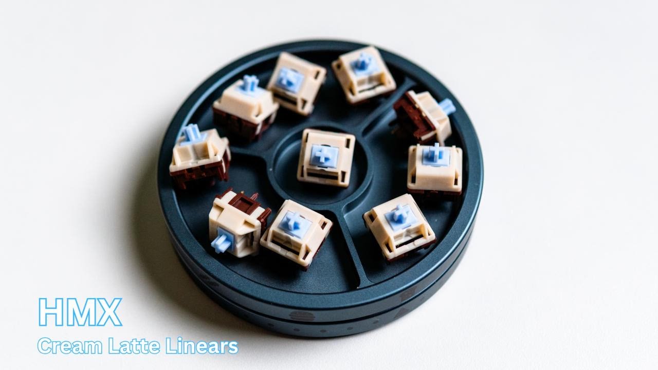 Their Poppiest Switch Yet. HMX Cream Latte Linears! (Review and Sound Test)