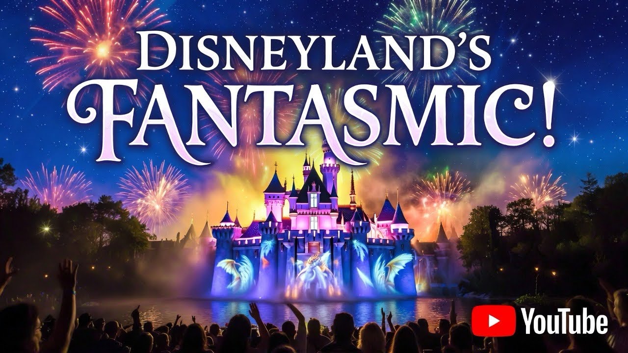 Full Disneyland Fantasmic Show - with Dragon!