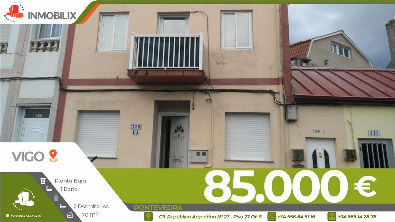 🔴INACTIVO 🔴Vigo/ 85.000 € / Vivienda en planta baja + patio