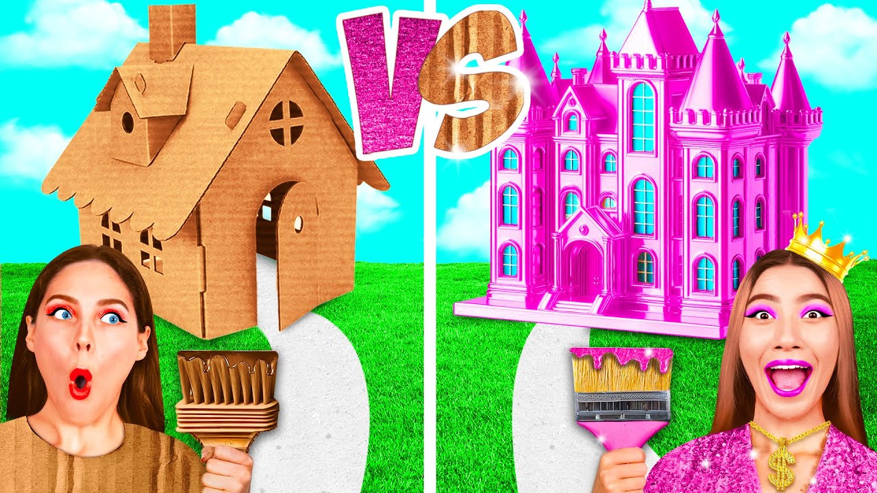 Домики Одного Цвета Бедная vs Богатая vs Ультра Богатая | Смешные Cитуации от Crazy DO