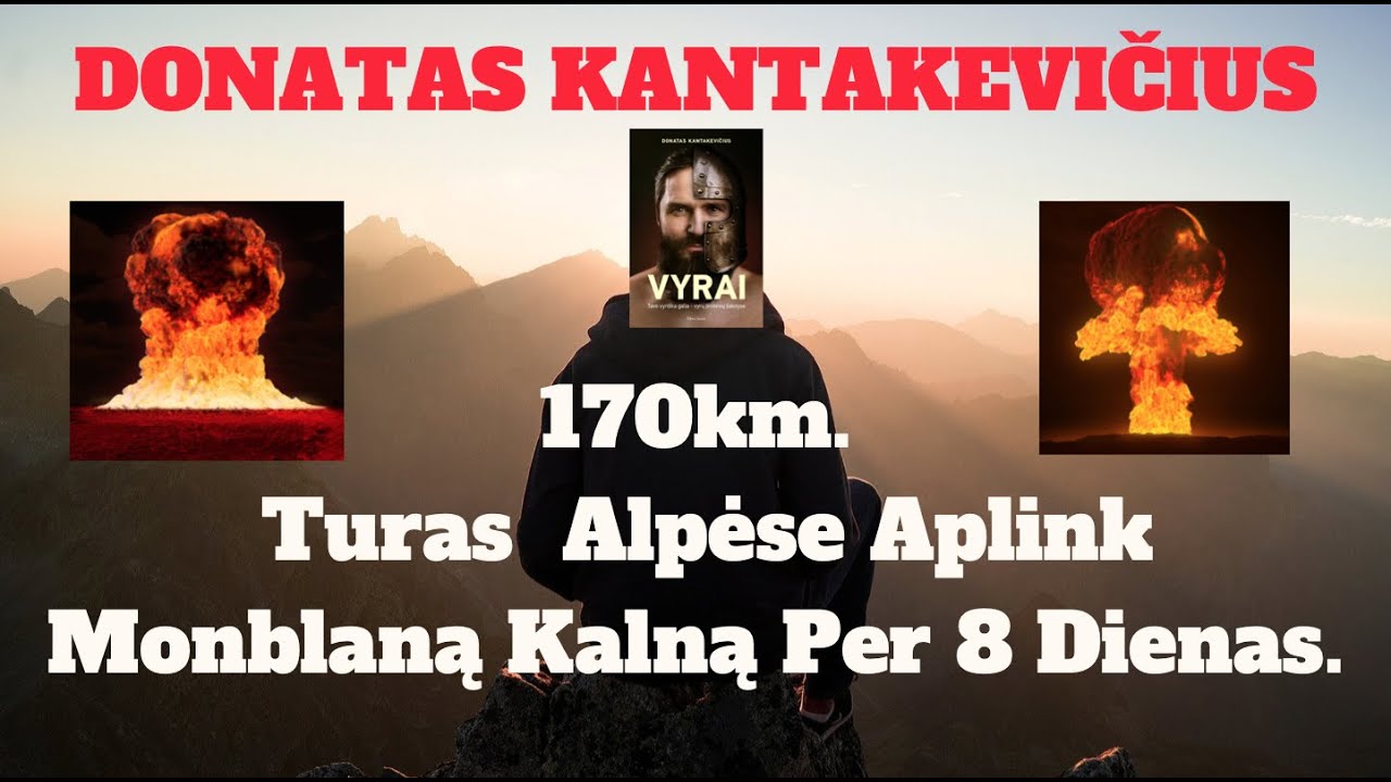 170km turas aplink Alpėse aplink Monblaną kalną per 8 dienas.