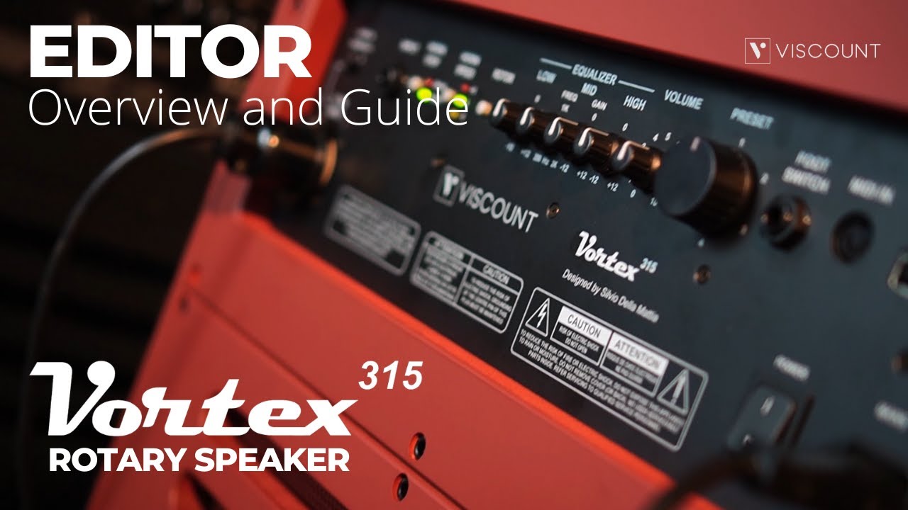 Viscount Vortex 315 | Rotary Speaker  | [ENG] Overview, demo & editor