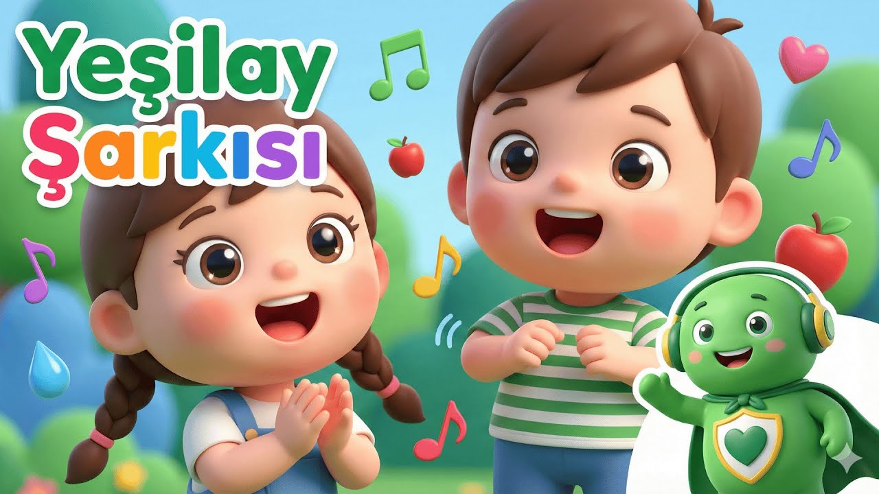 Yeşilay Şarkısı Okul &Ouml;ncesi | Okul &Ouml;ncesi Sağlıklı Yaşam Şarkısı | Eğitici &Ccedil;ocuk Şarkıları