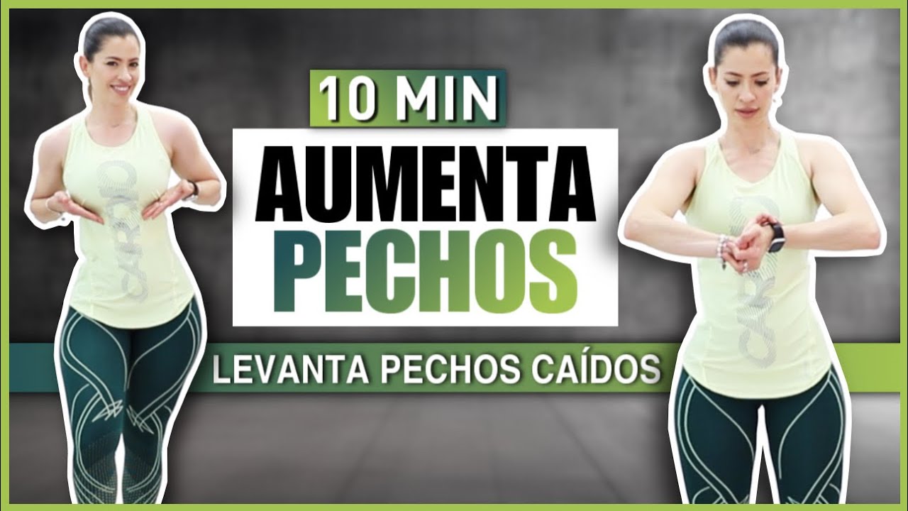 EJERCICIOS PARA LEVANTAR LOS PECHOS | Levantar y Tonificar Busto | NatyGlossGym