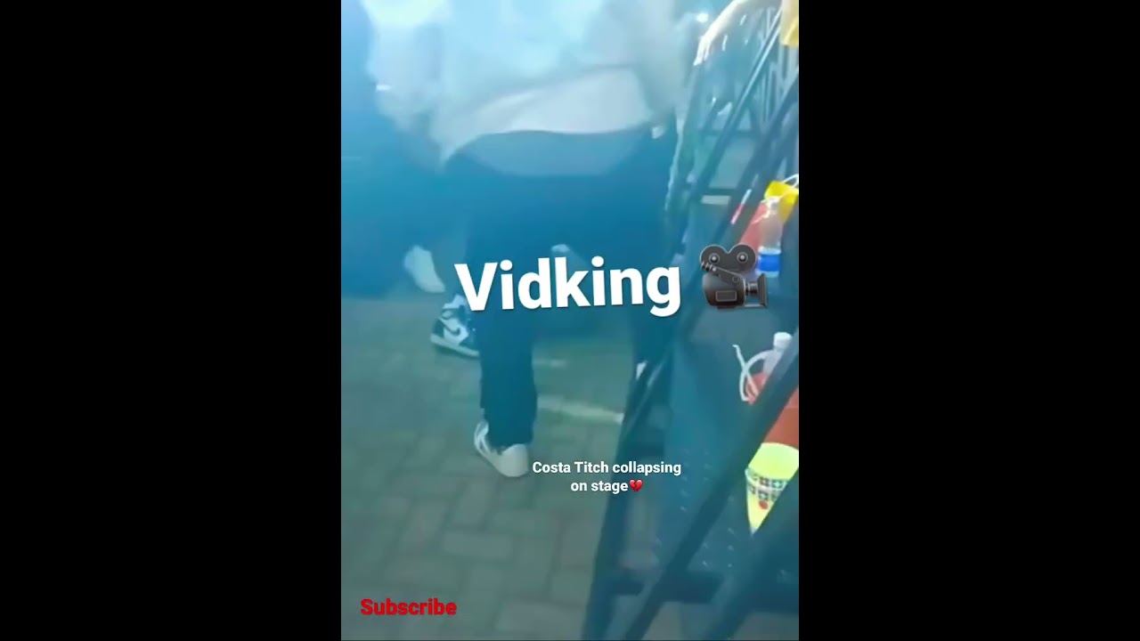 Costa titch footage collapsing on stage